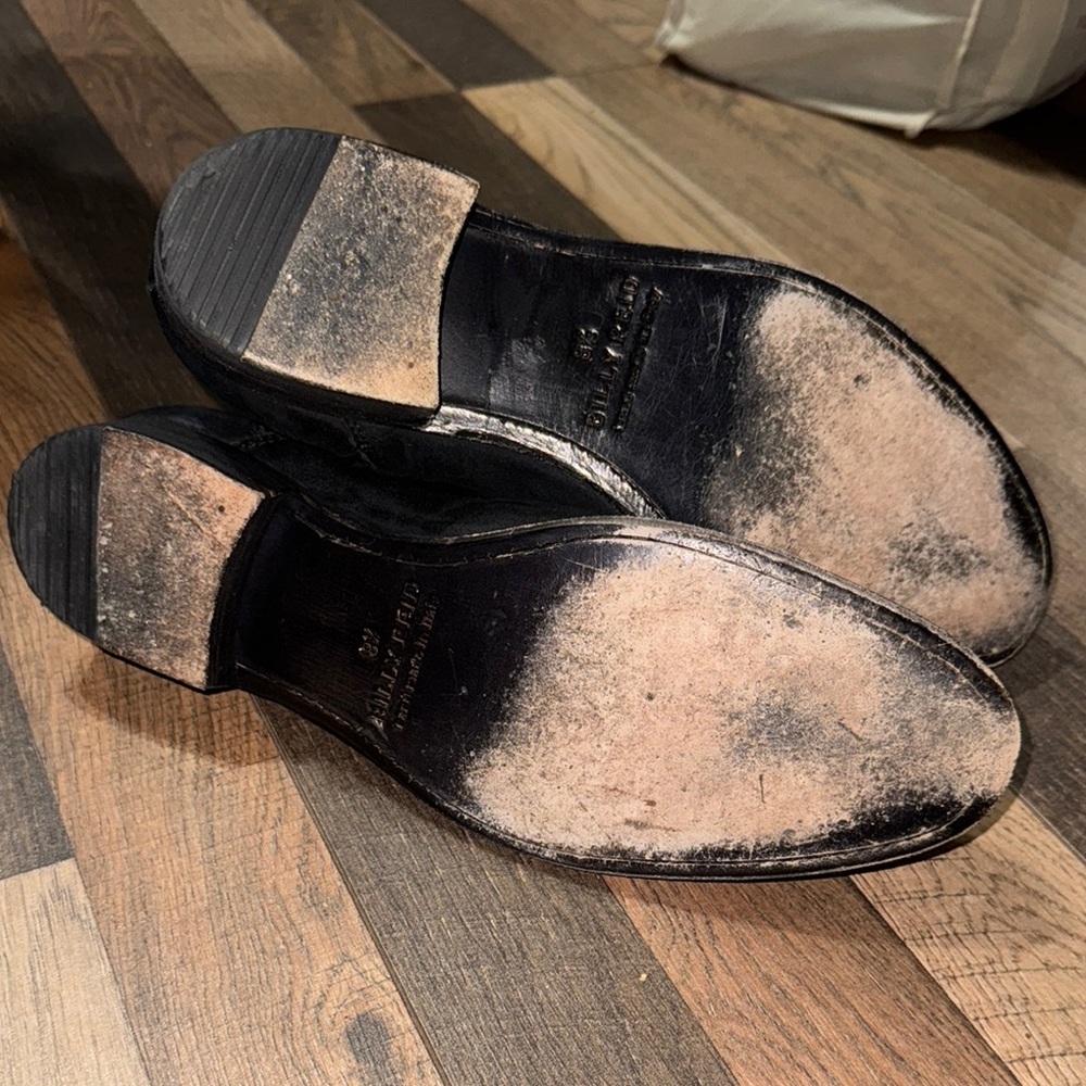 Billy Reid Men's Black Leather Shoes